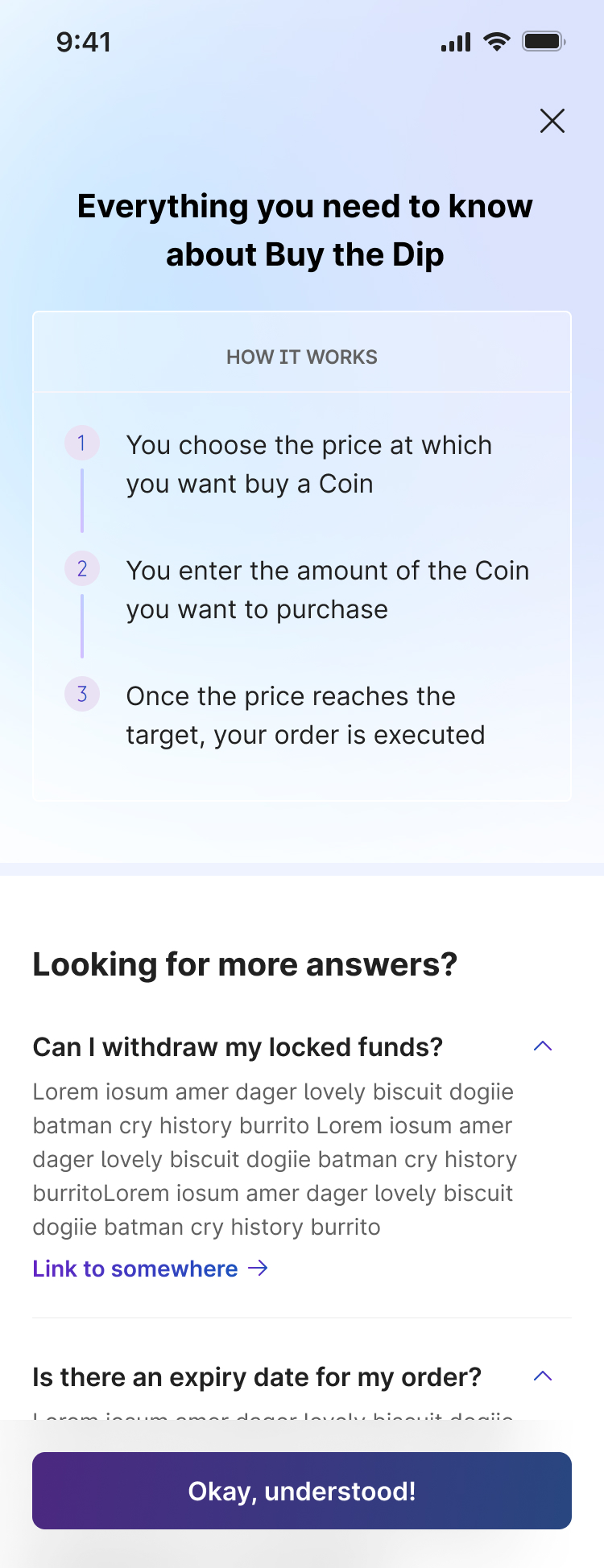 How it works and FAQ