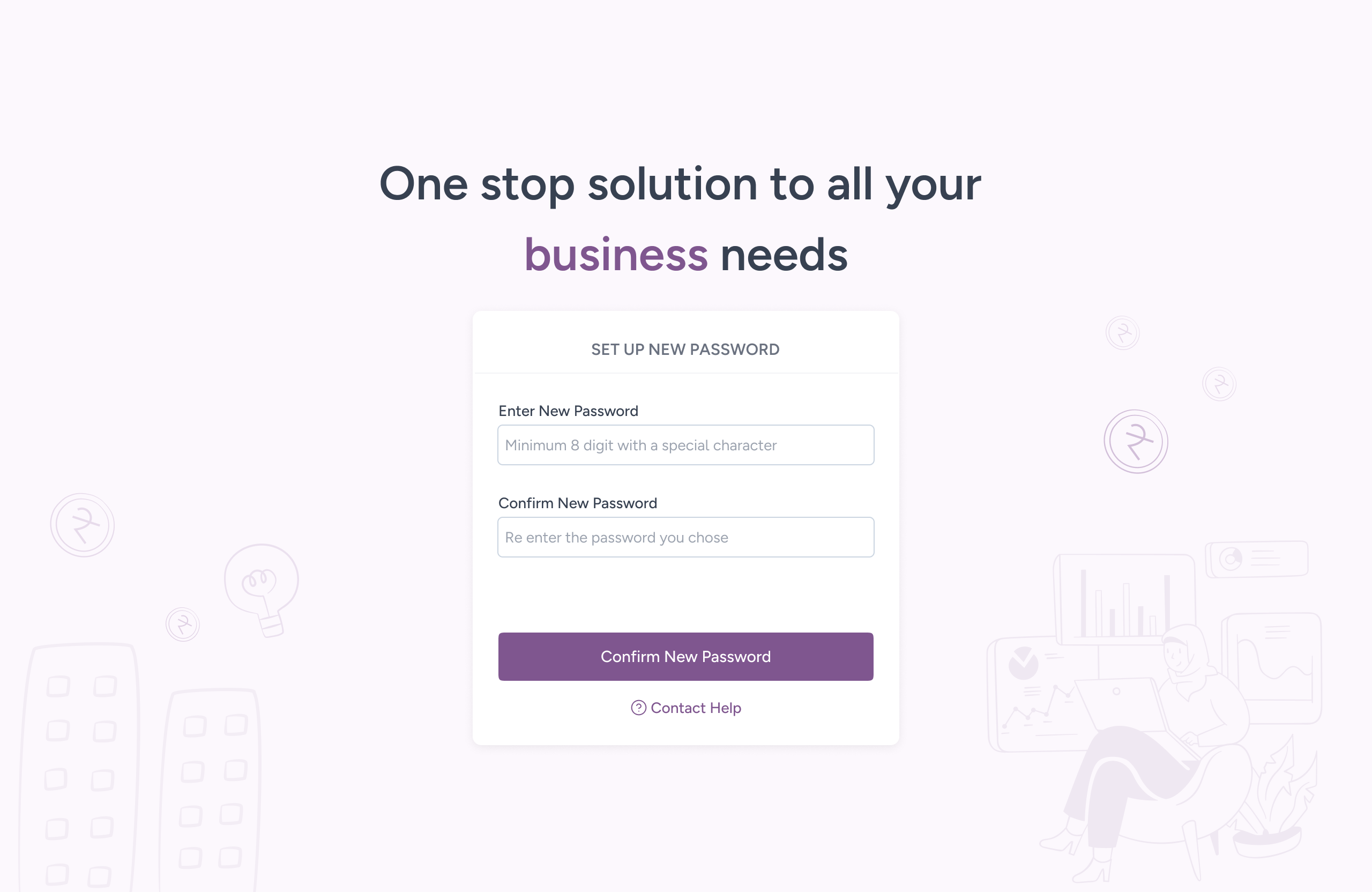 Entering the system step 1