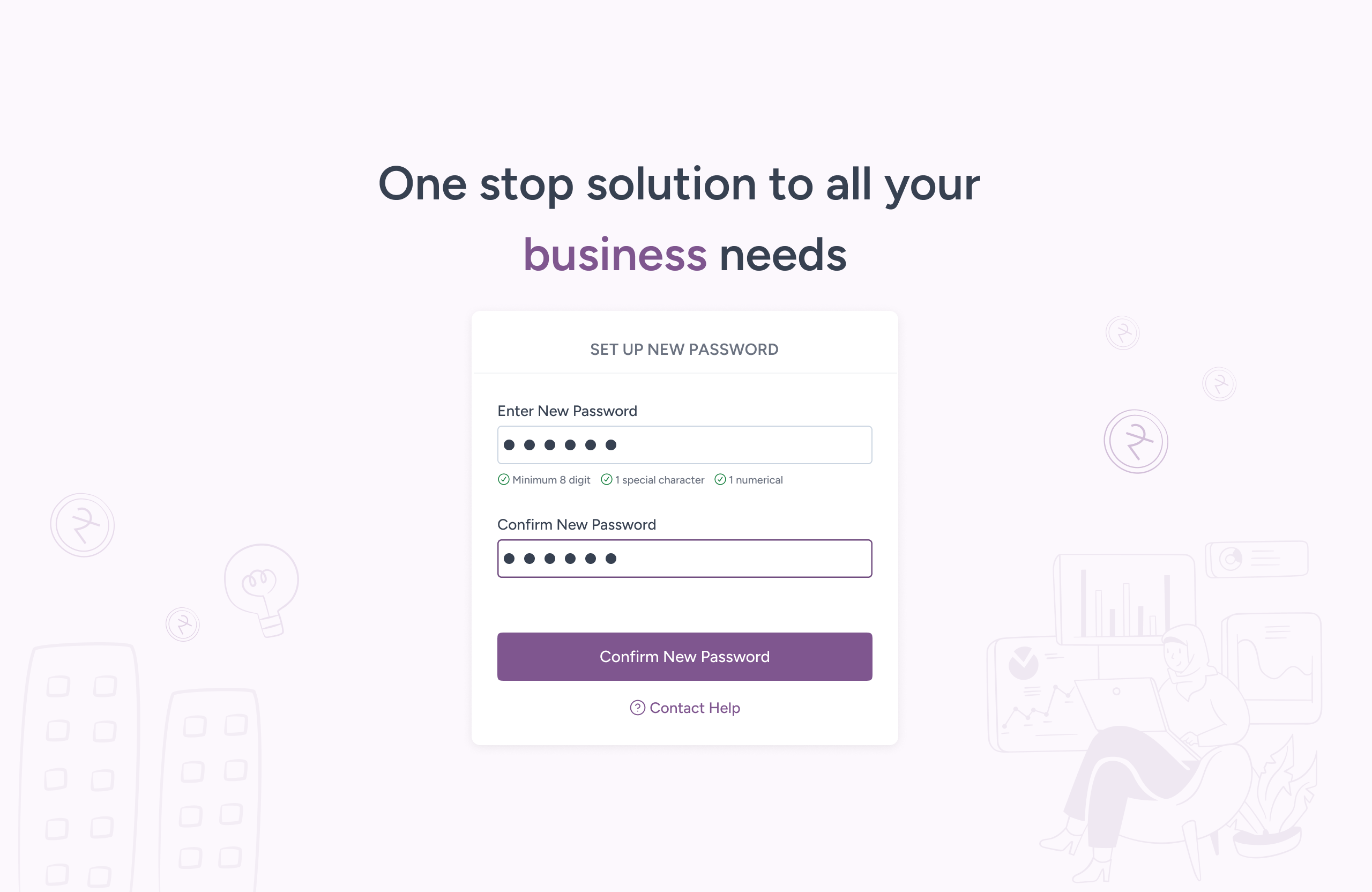 Entering the system step 2